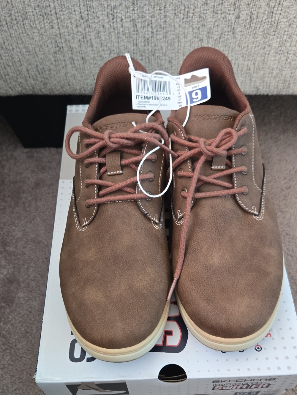 Skechers Brown Shoes - Men's Size 9